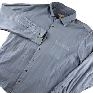 Peter Millar Men's XL Blue Long Sleeve Button Down Shirt Casual Dress Work Golf